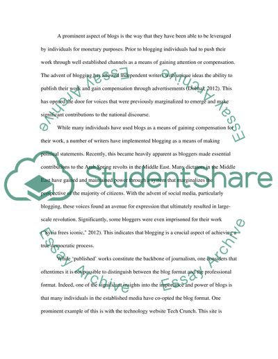 Why Do people Read and Write Blogs