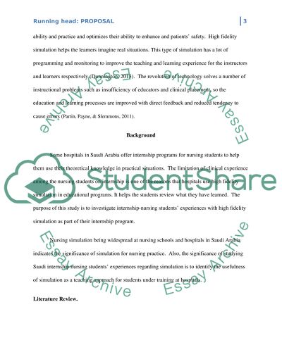 George Mason University: Simulation Impact on Saudi Internship Nursing Students Saeed Asiri