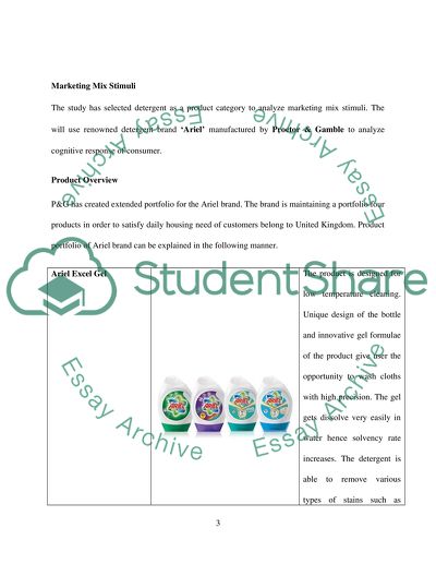 Marketing Mix Stimuli