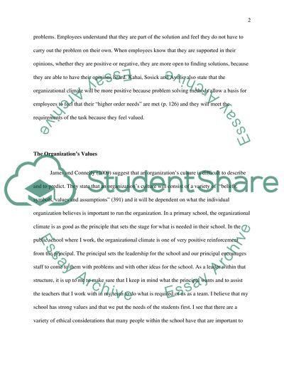 A Culture of Professionalism and Mutual Trust