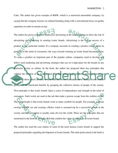 Douglas Holt - how brands become icons