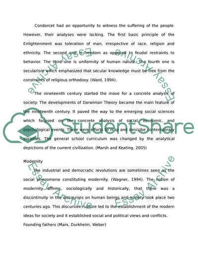 Social Anthropology According to Karl Heinrich Marx, Emile Durkheim, and Weber