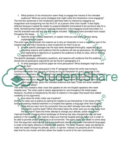 Writers Strategies to Engage the Interest of the Intended Audience