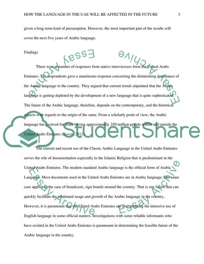 How the Language in the UAE Will Be Affected in the Future