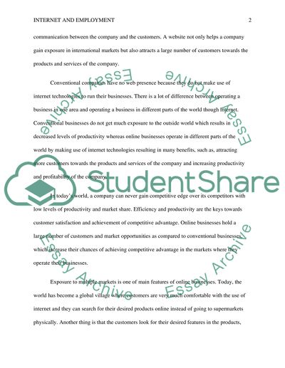 Internet and Self-Employment