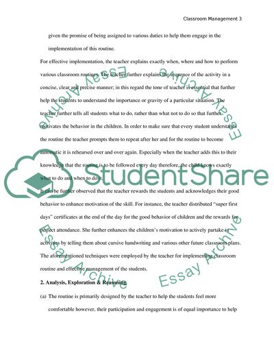 Classroom Management