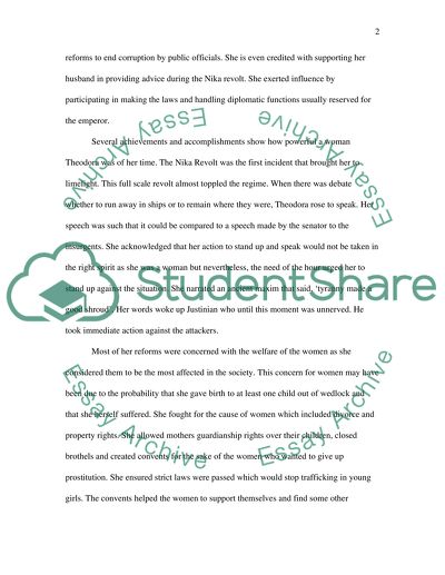 Powerful Woman in the Byzantine History - Theodora