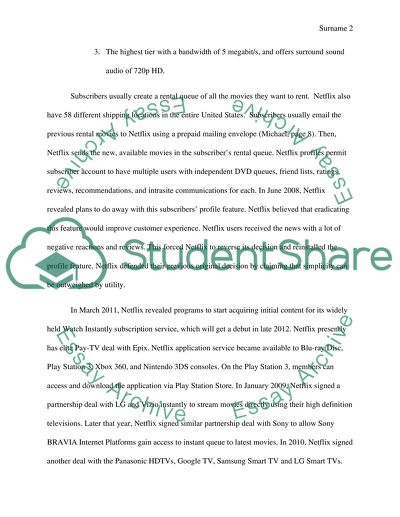 Netflix within an International Market