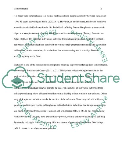 Schizophrenia: Symptoms and Treatments