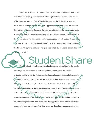 Russian Civil War vs Spanish Civil War