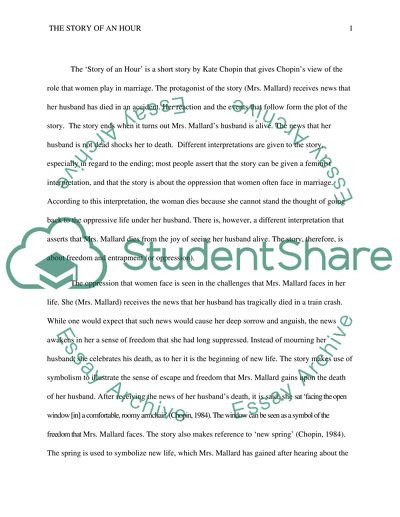 The Story of an Hour