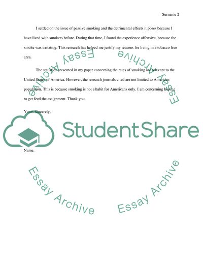 Passive Smoking and the Development of Post-Menopausal Cancer