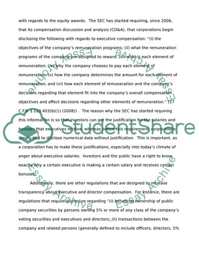 Disclosures regulations in the US