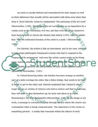 Genius, the Figure of the Artist