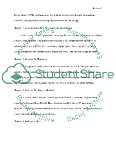 The Weather Makers by Tim Flannery (Part 3: The Science of Prediction)