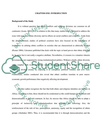 The Cauldron of Ethnicity in the Modern World