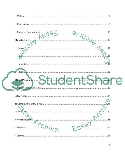 Report market sells product internationally