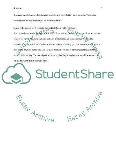 Social and Educational Policies