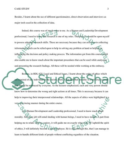 My Career Goal - Human Development and Leadership Expert