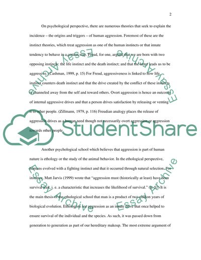 A Study in Human Nature