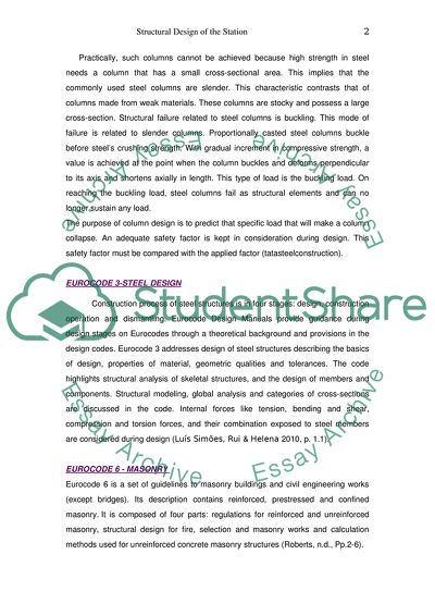 Structural Design of the Station