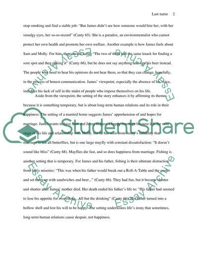 Identity and Happiness in Cantys Mayfly