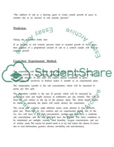 Scientific Inquiry In Biology