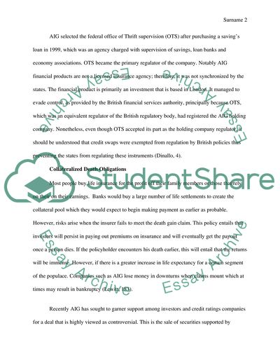 Main Aspects of American International Group