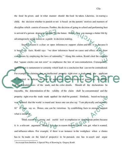 Philosophy (Theory of knowledge)