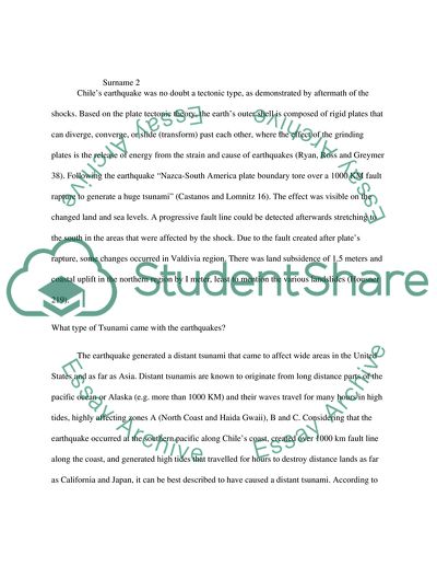 Chiles 1960 Earthquake