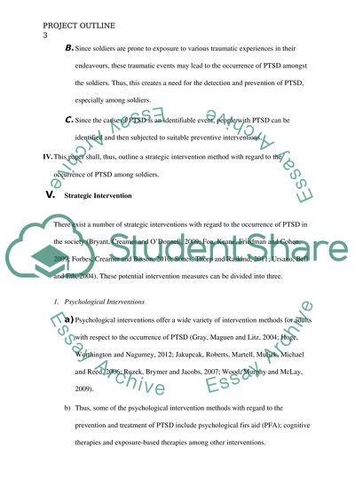 The Undetected Occurrence of PTSD in Soldiers