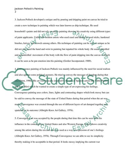 Jackson Pollocks Painting