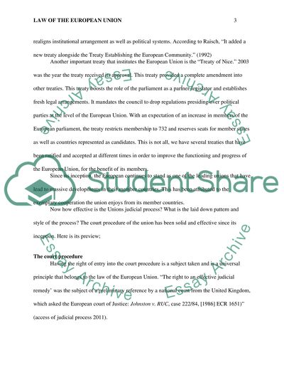 Treaties That Establish the European Union