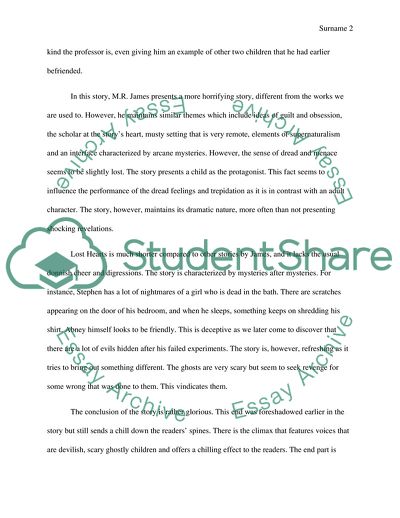 Lost Hearts by James