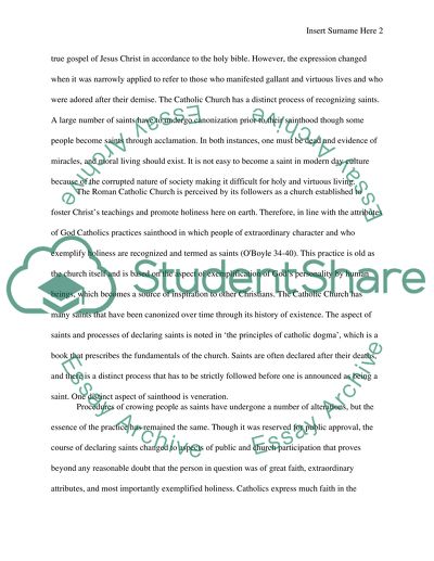 Why are saints important image