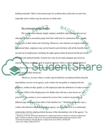 The Nature and Scope of the Construction Industry