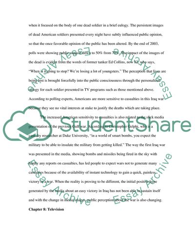 Media Impact on Peoples Thoughts