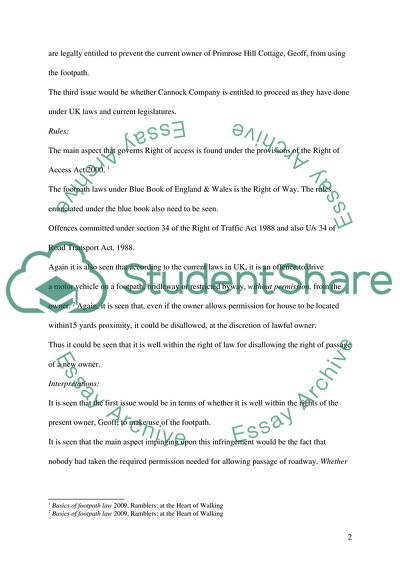 Proprietorship Law: Notes of Advice