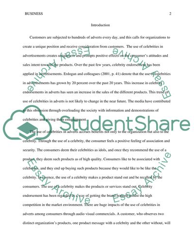 The Effect of Using Celebrities in Adverts