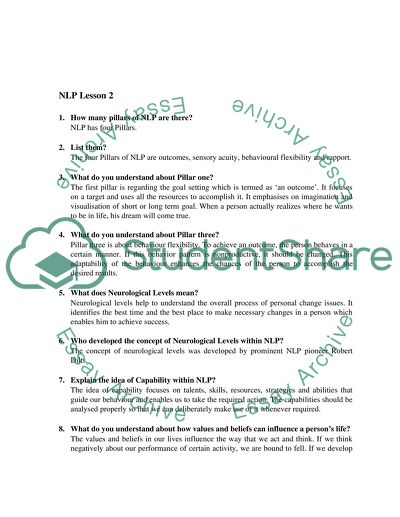 Hypnotherapy and Neuro-Linguistic Programming