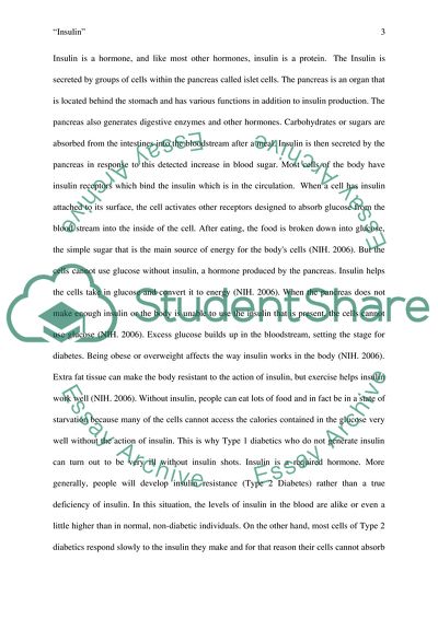 The Role and Functions of Insulin