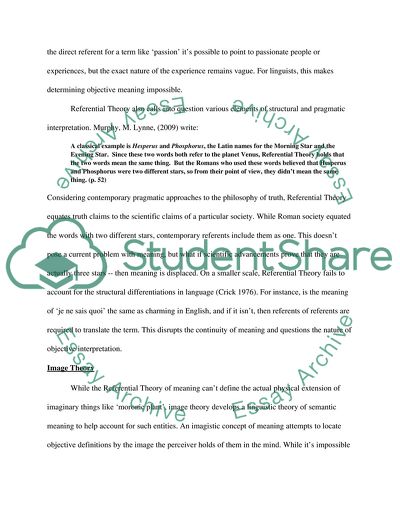 Explorations in Language and Meaning