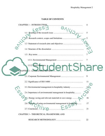 The Benefits of Using Environmental Management In Hospitality Industry