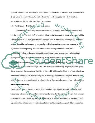 Criminal Justice - Goals of Criminal Sentencing