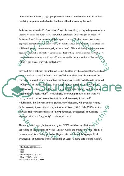 Intellectual Property Legal Analysis