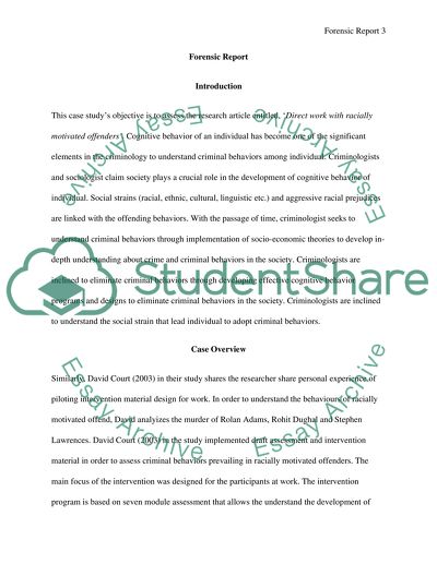 FORENSIC CRI MINOLOGY 1