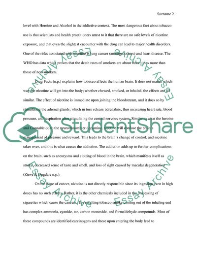 Means of Curbing the Tobacco Catastrophe