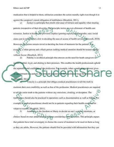 Roles, Ethical Considerations, and Effectiveness of the Acute Care Nurse Practitioner