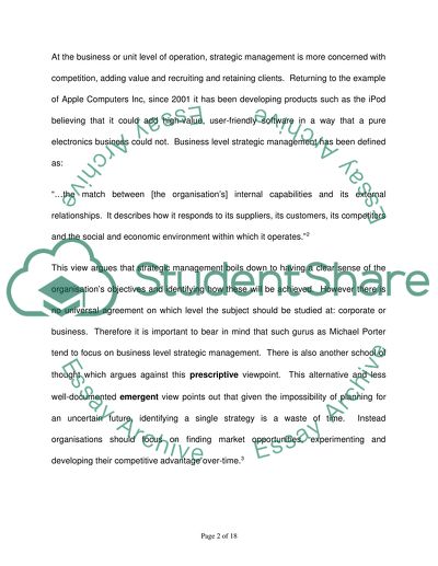 Strategic management Final EXAM