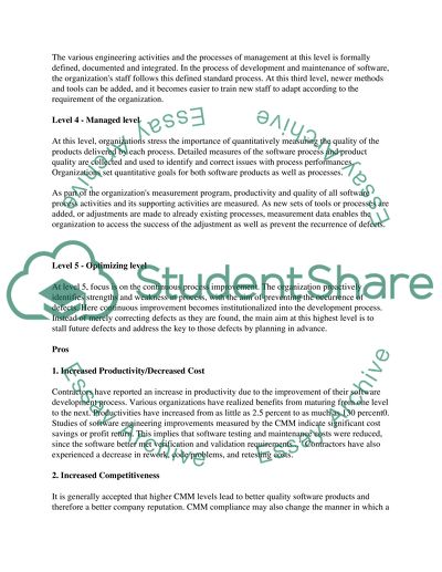 Maturity Model in Software Engineering
